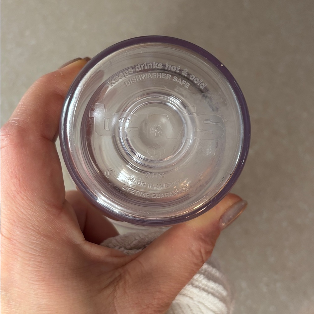 John Deere Pink logo Tervis Clear Tumbler - Picture 4 of 4